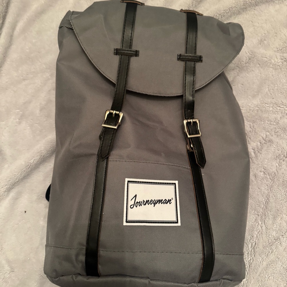 Journeyman Gray Backpack Laptop Rucksack Bag NWT Travel Work School‎